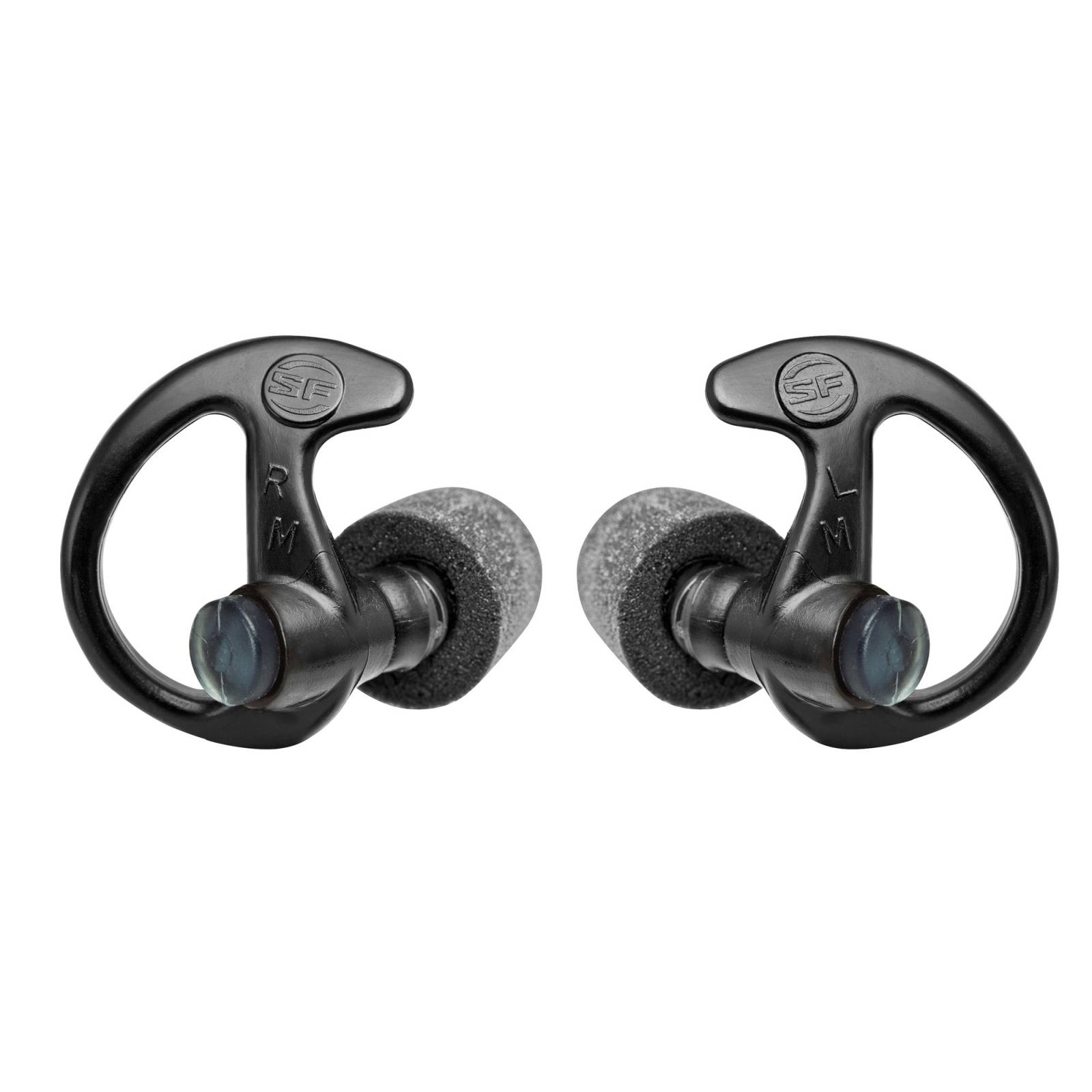 SUREFIRE, SONIC DFNDR LRG BLK 1 PAIR