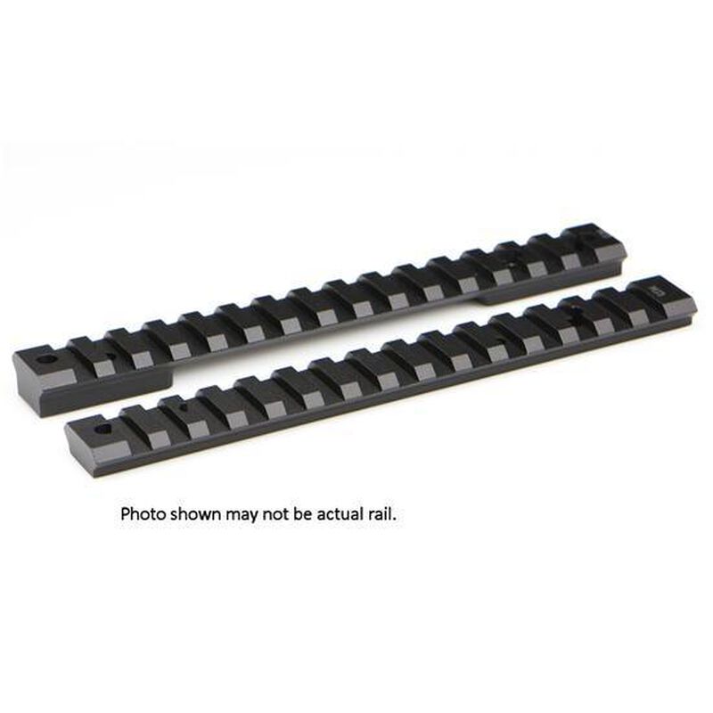Warne, Mountain Tech One Piece Picatinny/Weaver Style Scope Base Remington 700 Short Action Pattern Aluminum Matte Black