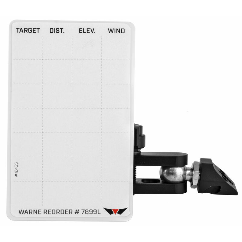 Warne Skyline Precision Mount Data Card Holder Matte Black